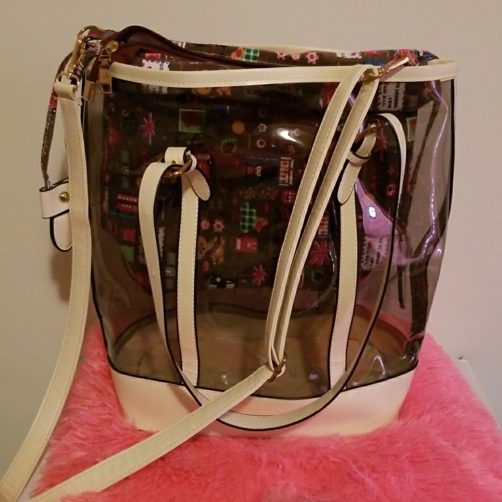 Clear tote bag